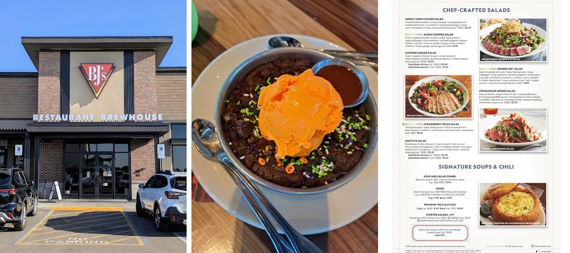 BJ's Restaurant & Brewhouse Menu